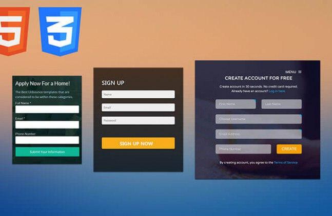 Learn to create an HTML and CSS3 landing page design