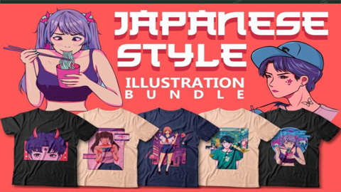 Read more about the article Japanese Style Anime Illustration Bundle